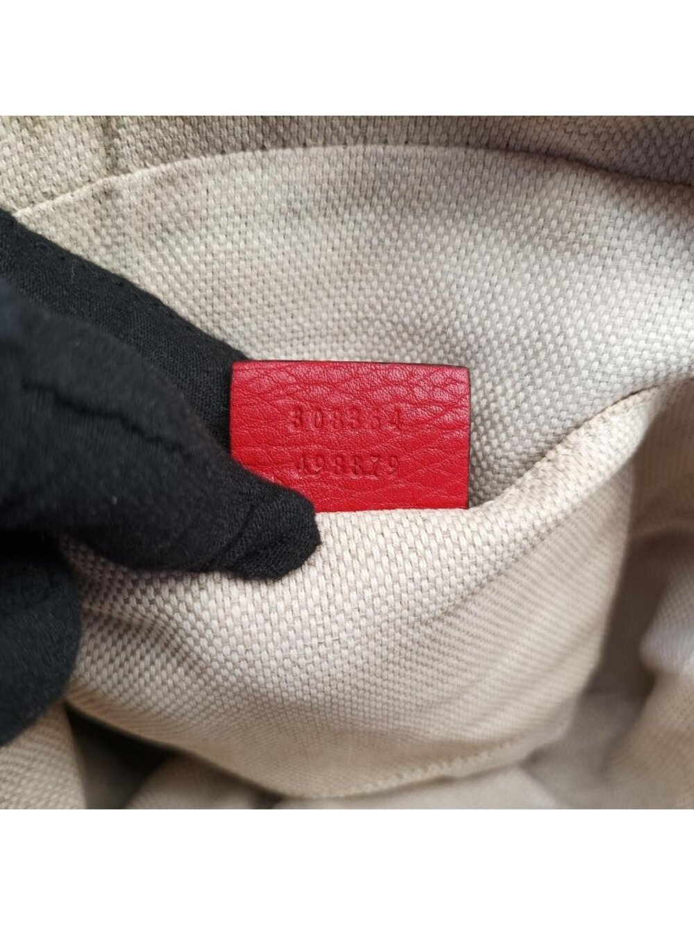 Gucci Soho Red Leather Shoulder - Picture 11 of 15